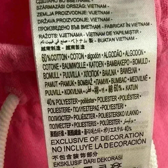 Jordan’s girls pink straight leg joggers with elastic waist   Sz 13.NWT.Ret:$55‎ - Picture 8 of 8